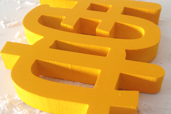 激光雕刻機加工的PVC字展示 激光雕刻機加工的PVC字展示